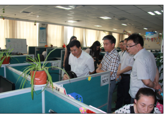 共青團河北省委副書記柴寶良來我公司參觀考察